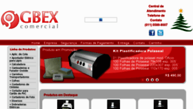 What Gbexcomercial.com.br website looked like in 2012 (11 years ago)