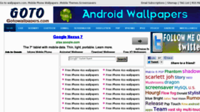 What Gotowallpapers.com website looked like in 2012 (11 years ago)