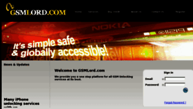 What Gsmlord.com website looked like in 2012 (11 years ago)