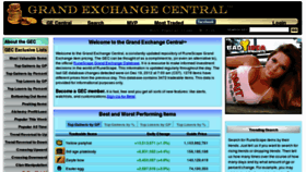 What Grandexchangecentral.com website looked like in 2012 (11 years ago)