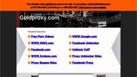 What Goldproxy.com website looked like in 2012 (11 years ago)