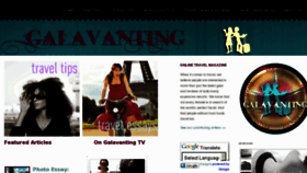 What Gogalavanting.com website looked like in 2012 (11 years ago)