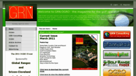 What Golfrangenews.co.uk website looked like in 2011 (13 years ago)