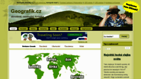 What Geografik.cz website looked like in 2012 (11 years ago)