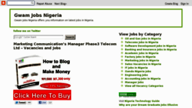 What Gwamjobs.com website looked like in 2012 (11 years ago)