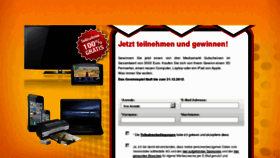 What Gewinnportal.de website looked like in 2013 (11 years ago)