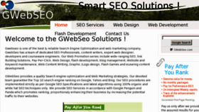 What Gwebseo.com website looked like in 2013 (11 years ago)