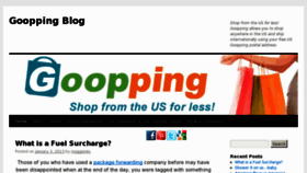 What Gooppingblog.com website looked like in 2013 (11 years ago)