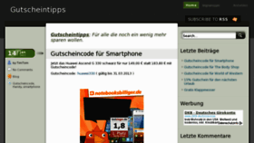 What Gutscheintipps.eu website looked like in 2013 (11 years ago)