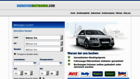 What Guenstigemietwagen.com website looked like in 2013 (11 years ago)