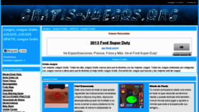 What Gratis-juegos.org website looked like in 2013 (11 years ago)