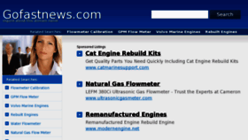 What Gofastnews.com website looked like in 2013 (11 years ago)