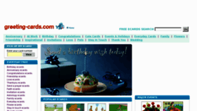 What Greeting-cards.com website looked like in 2013 (11 years ago)