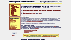 What Genericdomainnames.com website looked like in 2013 (11 years ago)