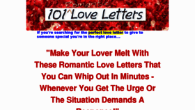 What Greatloveletters.com website looked like in 2013 (11 years ago)
