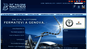 What Genoaboatshow.com website looked like in 2013 (11 years ago)