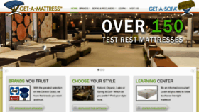 What Getamattress.com website looked like in 2013 (11 years ago)