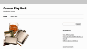 What Groomsplaybook.com website looked like in 2013 (11 years ago)