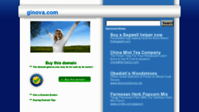 What Ginova.com website looked like in 2013 (11 years ago)