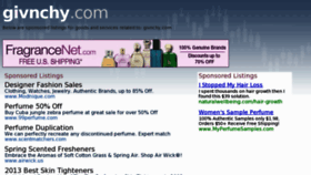 What Givnchy.com website looked like in 2013 (11 years ago)