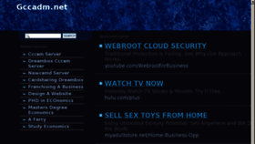 What Gccadm.net website looked like in 2013 (11 years ago)