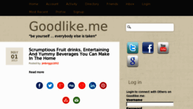 What Goodlike.me website looked like in 2013 (11 years ago)