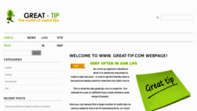 What Great-tip.com website looked like in 2013 (11 years ago)