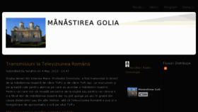 What Golia.ro website looked like in 2013 (11 years ago)