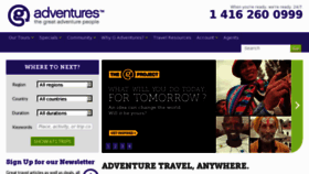 What Gapadventures.com website looked like in 2013 (10 years ago)