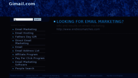 What Gimail.com website looked like in 2013 (10 years ago)