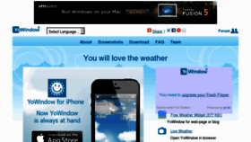 What Getweatherwidget.com website looked like in 2013 (10 years ago)
