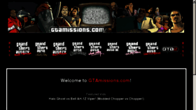 What Gtamissions.com website looked like in 2013 (11 years ago)