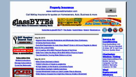 What Glassbytes.com website looked like in 2013 (10 years ago)
