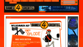 What Games4credits.de website looked like in 2013 (11 years ago)