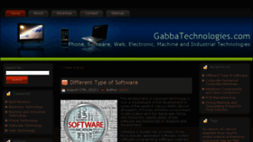 What Gabbatechnologies.com website looked like in 2013 (10 years ago)