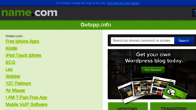 What Getapp.info website looked like in 2013 (10 years ago)
