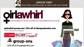 What Girlawhirl.com website looked like in 2013 (10 years ago)