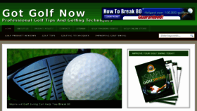 What Gotgolfnow.com website looked like in 2013 (10 years ago)