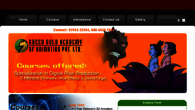 What Greengoldacademy.com website looked like in 2013 (10 years ago)