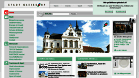 What Gleisdorf.at website looked like in 2013 (10 years ago)