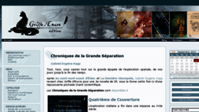 What Griffedencre.fr website looked like in 2013 (10 years ago)