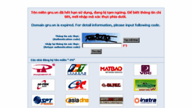 What Gru.vn website looked like in 2013 (10 years ago)