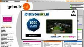 What Gebruikt.nl website looked like in 2013 (10 years ago)