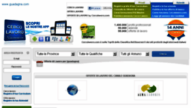 What Guadagna.com website looked like in 2013 (10 years ago)