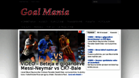 What Goal-mania.com website looked like in 2013 (10 years ago)