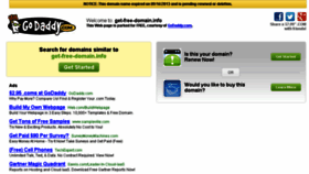 What Get-free-domain.info website looked like in 2013 (10 years ago)