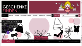 What Geschenkefinden.de website looked like in 2013 (10 years ago)