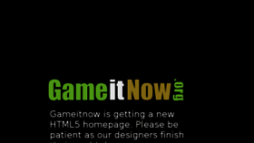 What Gameitnow.org website looked like in 2013 (10 years ago)
