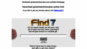 What Grammairefrancaise.com website looked like in 2013 (10 years ago)