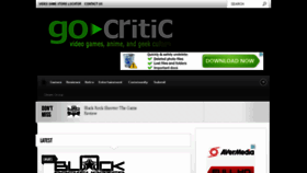What Go-critic.com website looked like in 2013 (10 years ago)